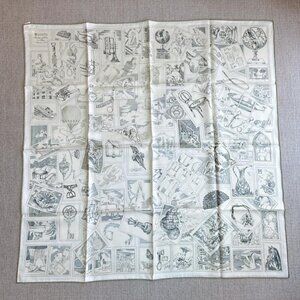 Hermes silk scarf : Carré 90 Le Philatéliste du Faubourg